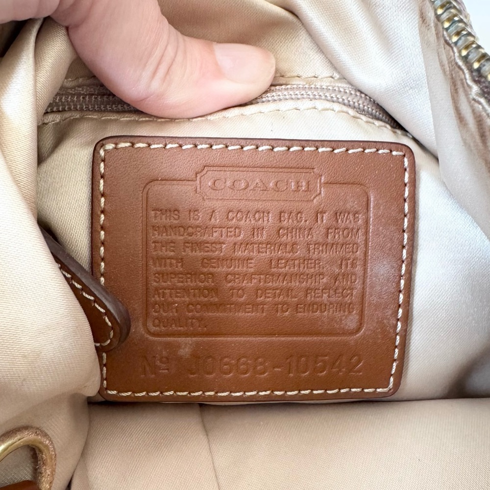 Coach 10542 Canvas Convertible Bag - Picture 7 of 7